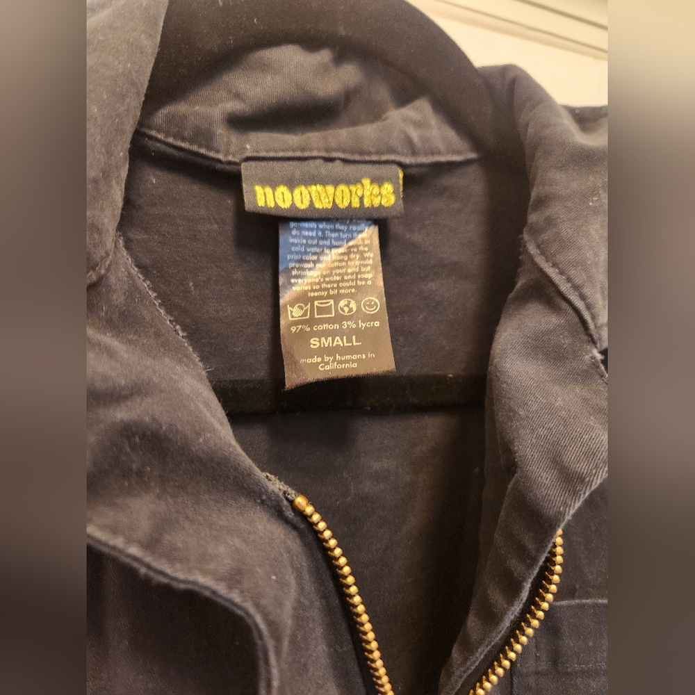 Nooworks Twill Black Coveralls Jumpsuit S - Picture 5 of 7